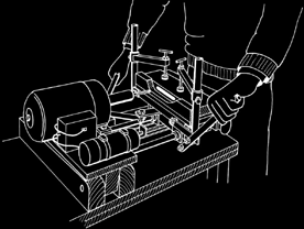 Tekening zelfbouw-langgatboormachine.